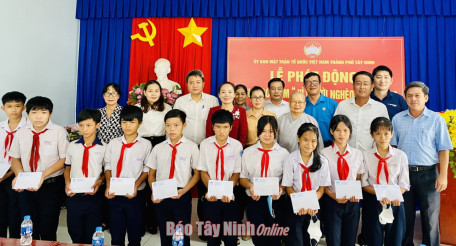 TP. Tây Ninh: Phát động tháng cao điểm “Vì người nghèo” năm 2023