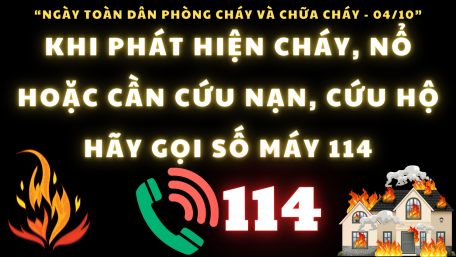 "Ngày toàn dân phòng cháy, chữa cháy - 04/10/2023"