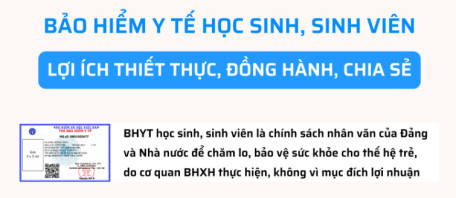 BHYT học sinh, sinh viên: Lợi ích thiết thực, đồng hành, chia sẻ