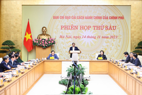 Thủ tướng Phạm Minh Chính chủ trì phiên họp Ban Chỉ đạo Cải cách hành chính của Chính phủ