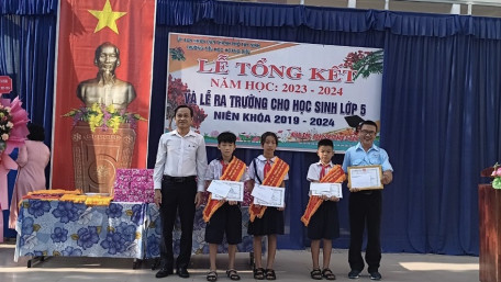 Trường TH Hoàng Diệu (phường Ninh Sơn): tổ chức Lễ tổng kết năm học 2023-2024