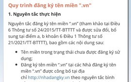 Phổ cập tên miền “.vn” để thúc đẩy phát triển kinh tế số, xã hội số