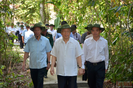 Một số hình ảnh đồng chí Tổng Bí thư Nguyễn Phú Trọng đến thăm, làm việc tại Tây Ninh