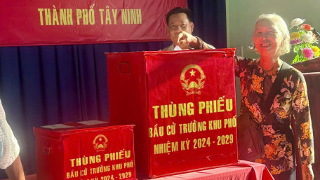 Phường Ninh Sơn: Tổ chức bầu cử trưởng khu phố nhiệm kỳ 2024 - 2029