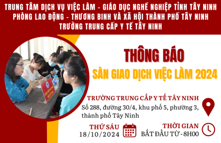 Thông báo: Khai mạc Sàn giao dịch việc làm năm 2024