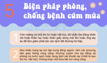 05 Biện pháp phòng, chống bệnh cúm mùa