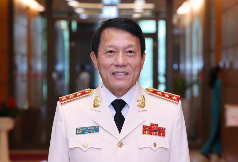 Thượng tướng Lương Tam Quang được Quốc hội biểu quyết tán thành phê chuẩn bổ nhiệm giữ chức Bộ trưởng Bộ Công an