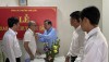 Lễ trao huy hiệu 70 năm tuổi Đảng cho đảng viên lão thành cách mạng Nguyễn Quốc Danh