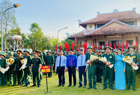 TP. Tây Ninh: Hoàn thành chỉ tiêu giao quân năm 2024