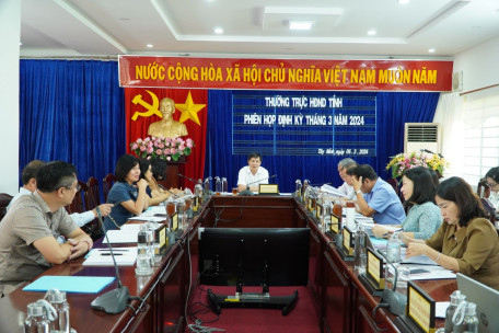 Thường trực HĐND tỉnh Tây Ninh họp định kỳ tháng 3